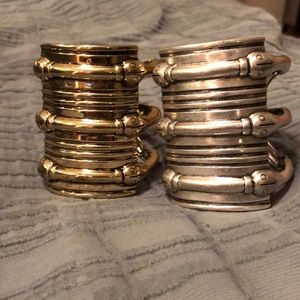 2 cuff bracelets by House of Harlow